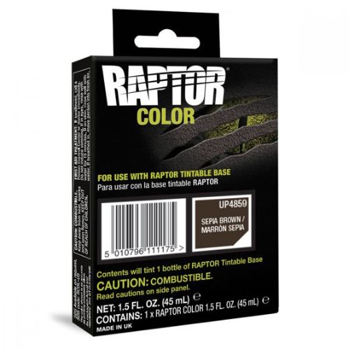 U-POL RAPTOR Sepia Brown Color Tint Pouch for 1 Liter Bottle