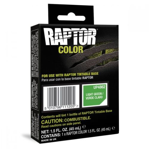 U-POL RAPTOR Light Green Color Tint Pouch for 1 Liter Bottle