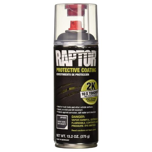 RAPTOR 4884 Basalt Gray 2K Bedliner Aerosol, 13.2 oz Aerosol