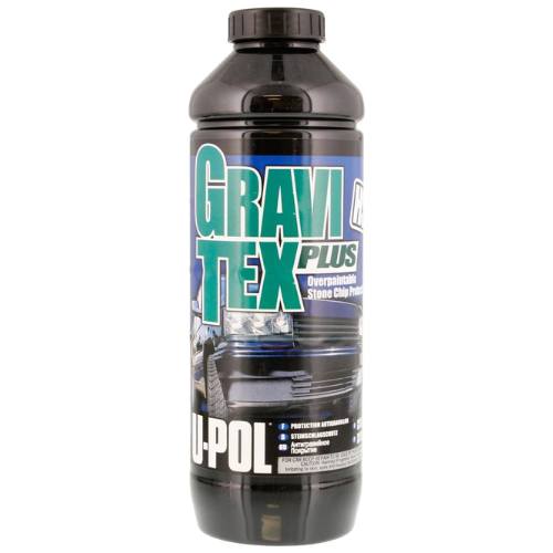 U - POL Gravitex Plus 0722 White Stone Chip Protector 1L Bottle - VirtuColor Supply