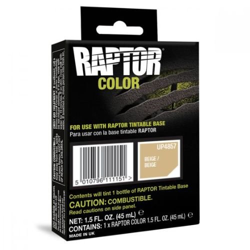 Matte Beige Raptor R U-POL RAPTOR Beige Color Tint Pouch for 1 Liter Bottle