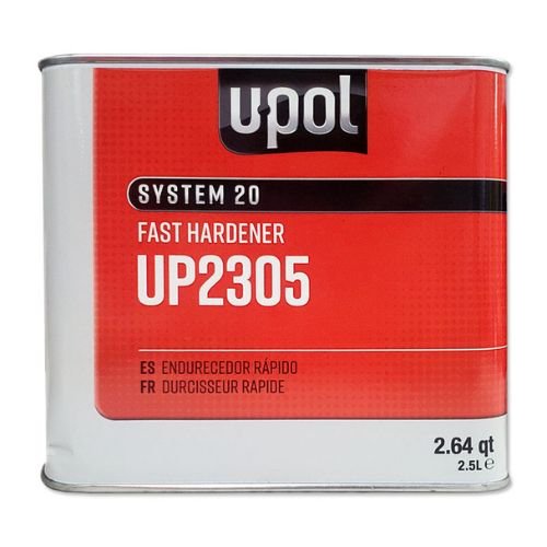 U - POL SYSTEM 20 UP2305 National Rule Fast Hardener, 2.5 L Tin - VirtuColor Supply