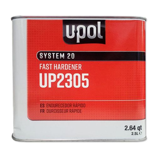 U-POL SYSTEM 20 UP2305 National Rule Fast Hardener, 2.5 L Tin