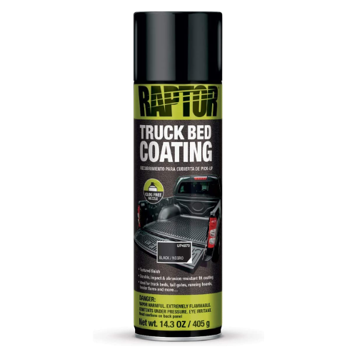 U-POL RAPTOR 4879 1K Black Bedliner Aerosol, 14.3 oz