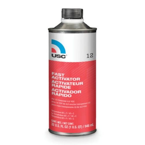 USC® 12 Fast Activator for Use With 10 Universal Clearcoat, Qt - VirtuColor Supply