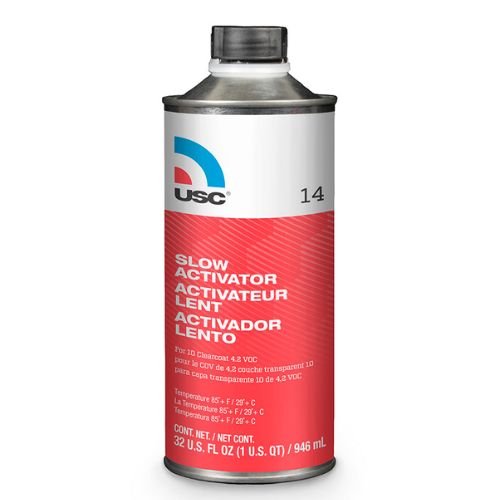 USC® 14 Slow Activator for Use With 10 Universal Clearcoat, Qt - VirtuColor Supply