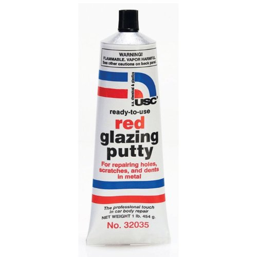 USC® 32035 Red Glazing Putty, 1 lb Tube - VirtuColor Supply