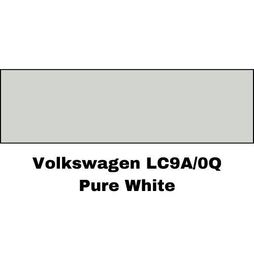 Volkswagen LC9A/0Q Pure White Low VOC Basecoat Paint - VirtuColor Supply