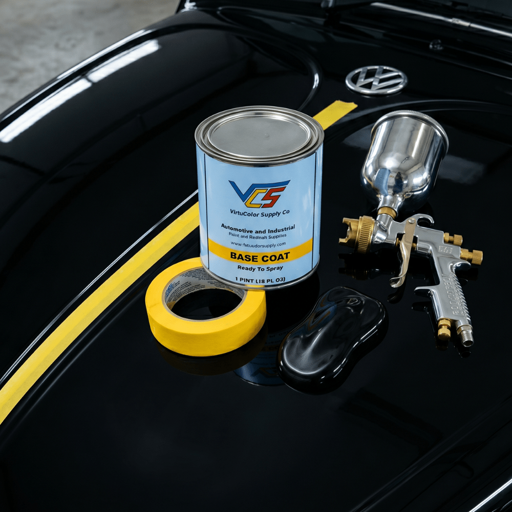 Volkswagen LC9X/2T Deep Black Metallic Low VOC Basecoat Paint
