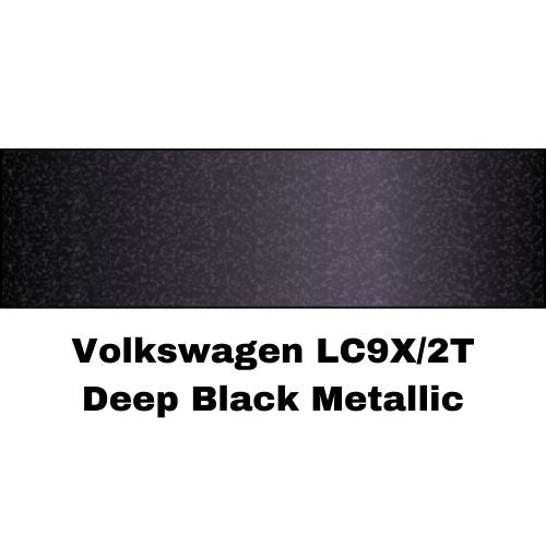 Volkswagen LC9X/2T Deep Black Metallic Low VOC Basecoat Paint - VirtuColor Supply