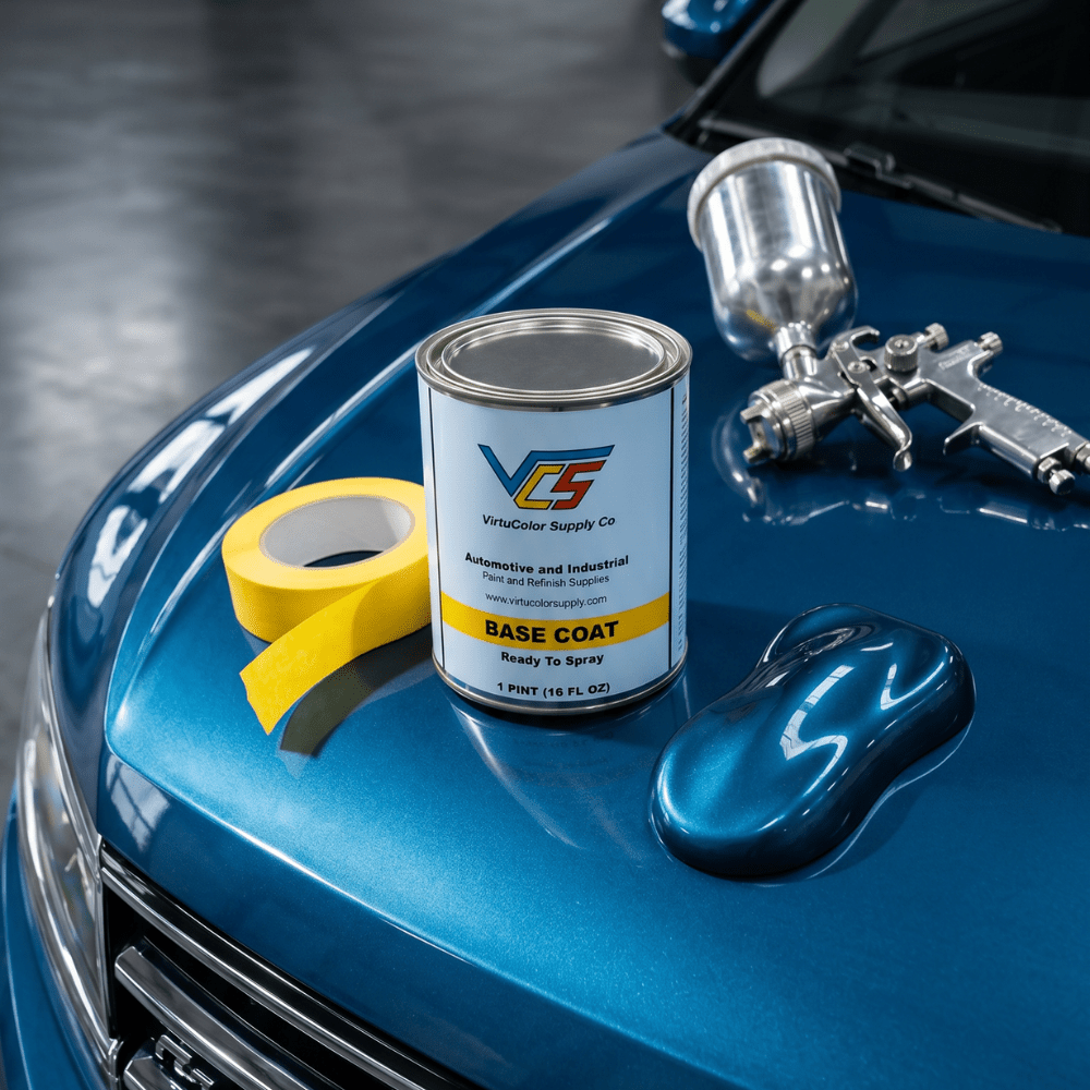 Volkswagen LD5L/2B Blue Silk Metallic Low VOC Basecoat Paint