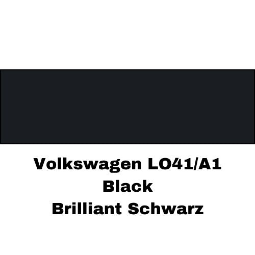 Volkswagen LO41/A1 Black Low VOC Basecoat Paint - VirtuColor Supply