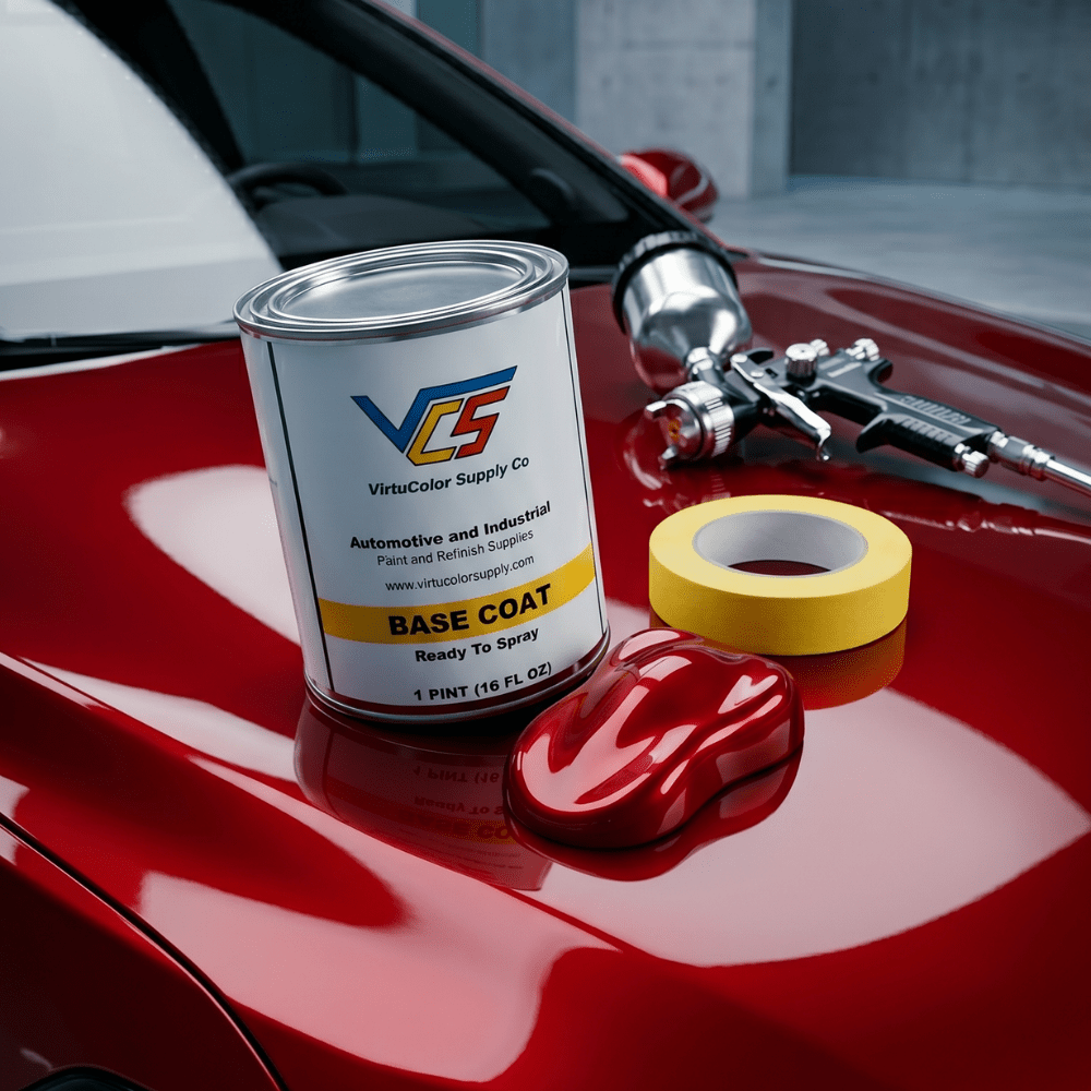 Volkswagen LY3D/G2 Tornado Red Low VOC Basecoat Paint