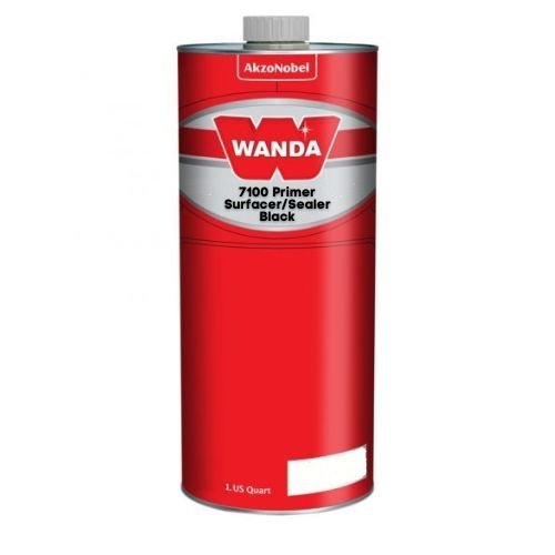 WANDA 583137 7100 Series Black Primer Surfacer/Sealer, Qt - VirtuColor Supply