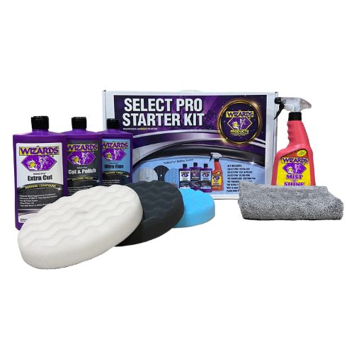 WIZARDS 41010 Select Pro Start to Finish Buffing Kit, 8 Items