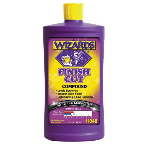 WIZARDS® FINISH CUT 11040 One Step Compound, 32 oz - VirtuColor Supply