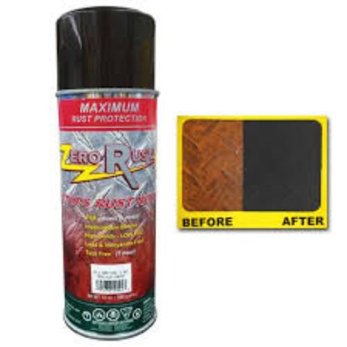 Zero Rust 62SP Black Rust Control Coating | 12 oz Aerosol Can - VirtuColor Supply
