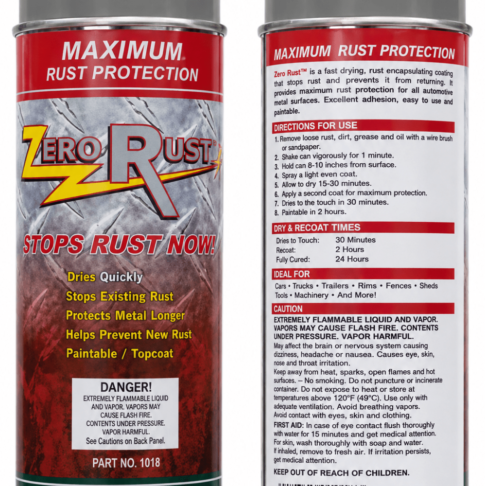 Zero Rust 67SP White Rust Control Coating | 12 oz Aerosol Can